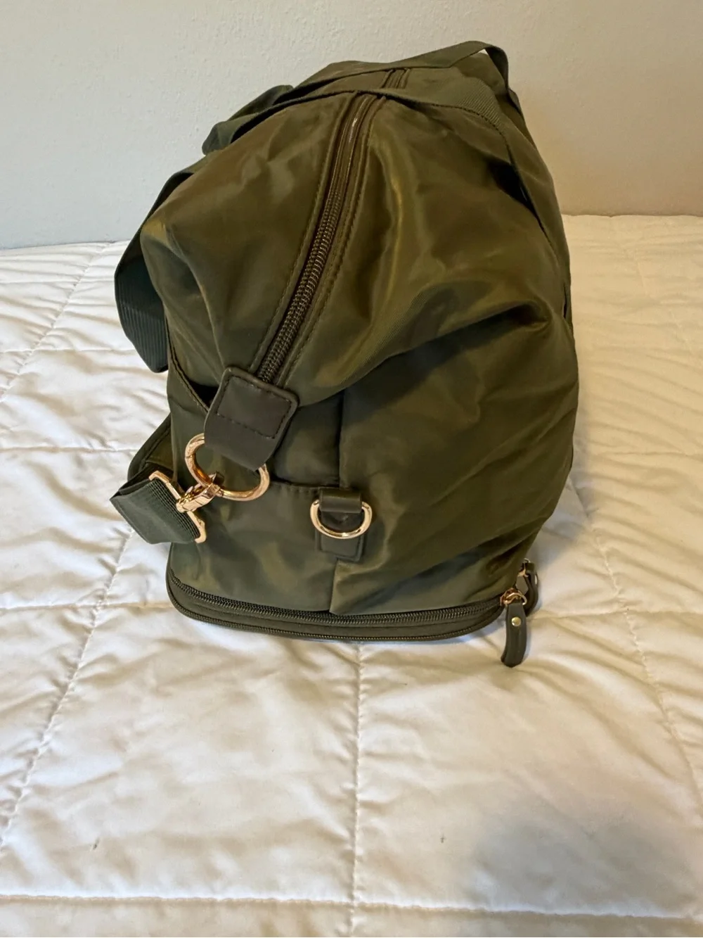 Olive Green Men's Weekender Duffel Bag